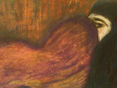 Картина под названием "Sheherazade" - Gid Artiste Montmartre, Подлинное произведение искусства, Пастель