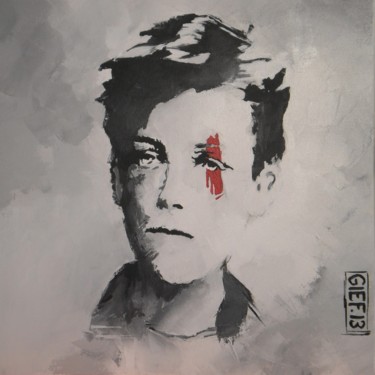 Peinture intitulée "Rimbaud" par Gief, Œuvre d'art originale, Acrylique