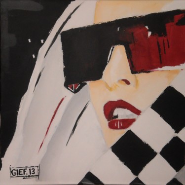 Painting titled "Kylie" by Gief, Original Artwork, Acrylic