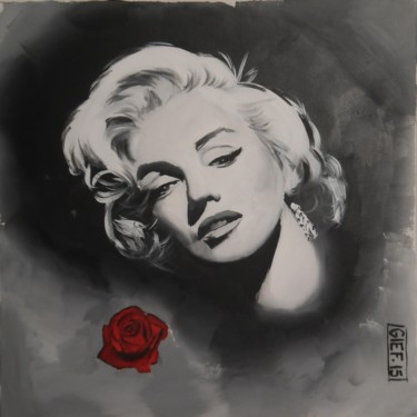 Painting titled "Marilyn Monroe" by Gief, Original Artwork, Acrylic