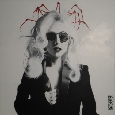 Painting titled "Lady Gaga (Women in…" by Gief, Original Artwork, Acrylic