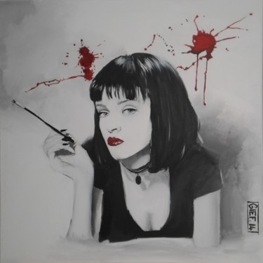 Peinture intitulée "Pulp Fiction" par Gief, Œuvre d'art originale, Acrylique