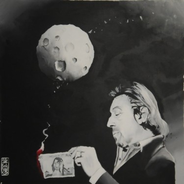 Peinture intitulée "11 mars 1984" par Gief, Œuvre d'art originale, Acrylique