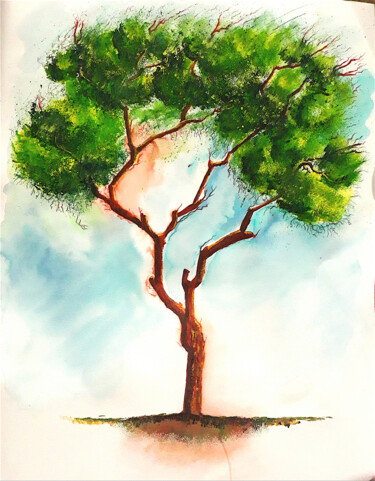"Pinus Halepensis" başlıklı Tablo Gier tarafından, Orijinal sanat, Akrilik