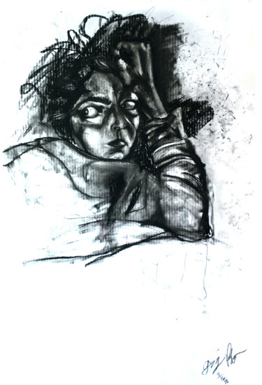 Drawing titled "Charcoal on Paper P…" by Gigi Polo, Original Artwork, Charcoal