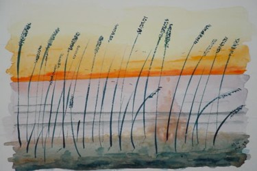 Peinture intitulée "SUN SET" par Gigi, Œuvre d'art originale