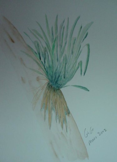 Painting titled "ananas sauvage des…" by Gigi, Original Artwork