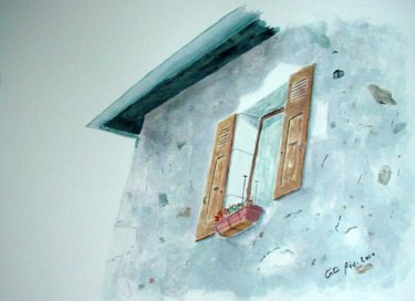 Peinture intitulée "REGARD SUR LE PASSE" par Gigi, Œuvre d'art originale