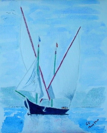 Painting titled "LA VAUDOISE" by Gigi, Original Artwork