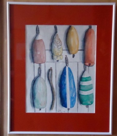 Painting titled "FISHERMAN'S HOUSE D…" by Gigi, Original Artwork