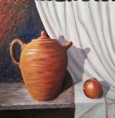 Painting titled "Trompe -L'oeil" by Robert Gignet, Original Artwork, Acrylic