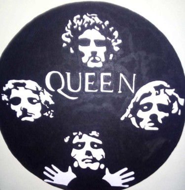 Schilderij getiteld "Bohemian Rhapsody" door Ana Rocio Gimenez, Origineel Kunstwerk, Acryl