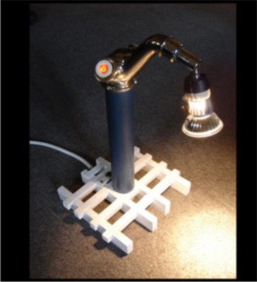 Artisanat intitulée "lampe" par Gil 2 Lérins, Œuvre d'art originale, Autre