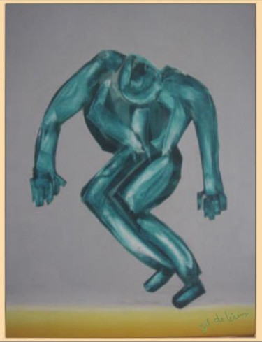 Peinture intitulée "la marionette" par Gil 2 Lérins, Œuvre d'art originale, Huile