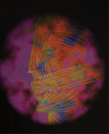 Arts numériques intitulée "le champ de blé" par Gil 2 Lérins, Œuvre d'art originale, Peinture numérique