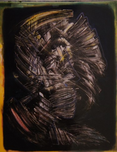 Peinture intitulée "la momie" par Gil 2 Lérins, Œuvre d'art originale, Acrylique
