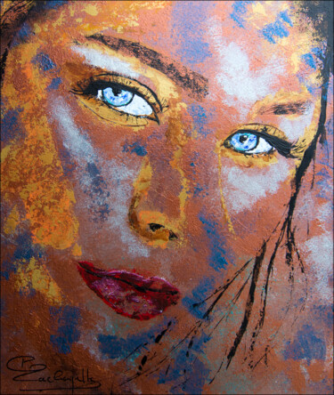 Schilderij getiteld "Tanja" door Gil Lachapelle, Origineel Kunstwerk, Acryl