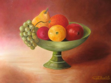 Peinture intitulée "Coupe de Fruits" par Gil Bartolo, Œuvre d'art originale