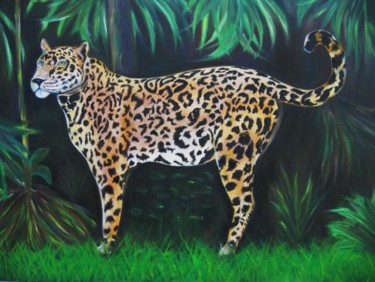 Painting titled "Leopard" by Gil Bartolo, Original Artwork