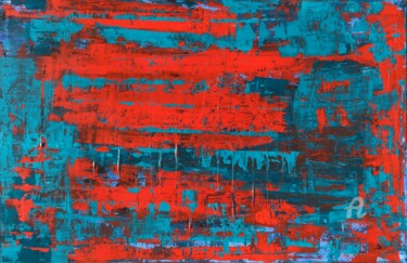 Peinture intitulée "Azul" par Benoist, Œuvre d'art originale, Acrylique
