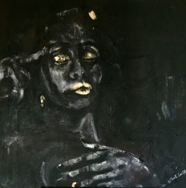 Peinture intitulée "the mistress" par Gilbert Loutfi, Œuvre d'art originale, Huile