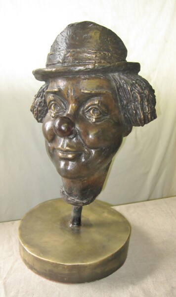 Sculpture titled "Annie FRATELLINI -…" by Gilbert Liblin, Original Artwork, Bronze