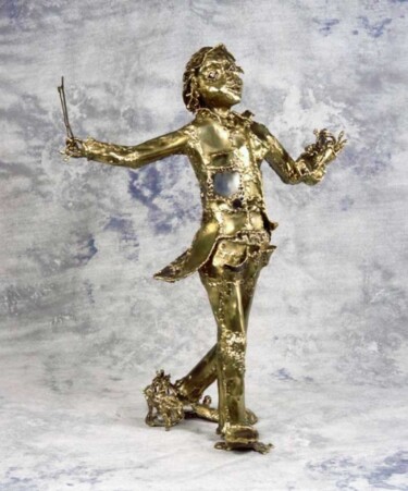 Skulptur mit dem Titel "Chef d' orchestre d…" von Gilbert Liblin, Original-Kunstwerk