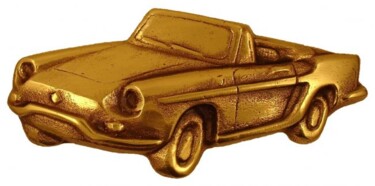 Sculpture titled "RENAULT Caravelle" by Gilbert Liblin, Original Artwork, Metals