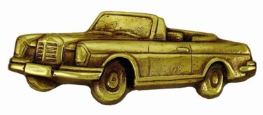 Sculpture titled "MERCEDES 220 SE cab…" by Gilbert Liblin, Original Artwork, Metals