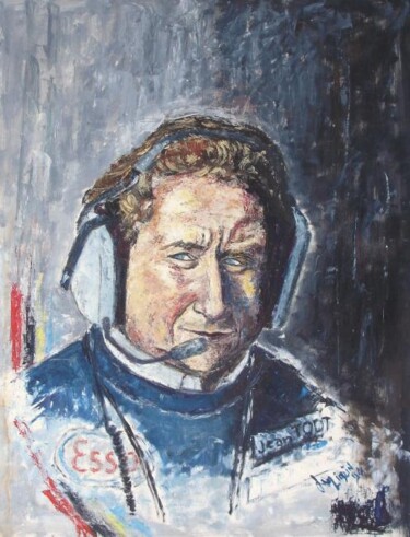 Painting titled "Jean TODT" by Gilbert Liblin, Original Artwork, Oil
