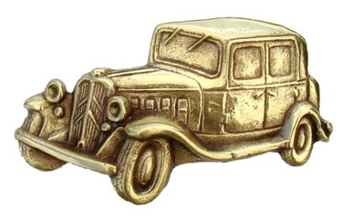 Sculptuur getiteld "CITROEN   ROSALIE" door Gilbert Liblin, Origineel Kunstwerk, Metalen