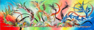Malerei mit dem Titel "Saison" von Gilbert Morales, Original-Kunstwerk, Acryl