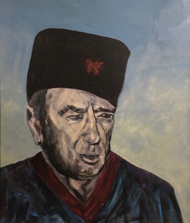 Painting titled "Stephan" by Gilbert Ovtcharenko, Original Artwork, Acrylic Mounted on Wood Stretcher frame