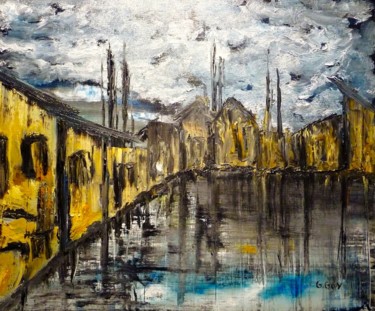 Painting titled "545-huile-600x500-m…" by Gilbert Goy, Original Artwork, Oil