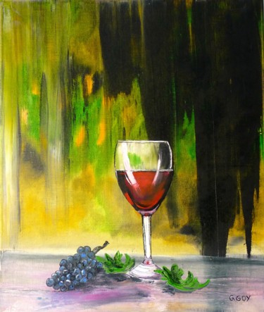 Painting titled "453-aoc-cot-e-rotie…" by Gilbert Goy, Original Artwork, Oil