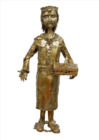 Sculpture intitulée "MELCHIOR" par Gilbert Liblin, Œuvre d'art originale, Métaux