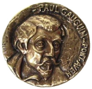 Sculpture titled "Paul GAUGUIN  -  PO…" by Gilbert Liblin, Original Artwork, Bronze