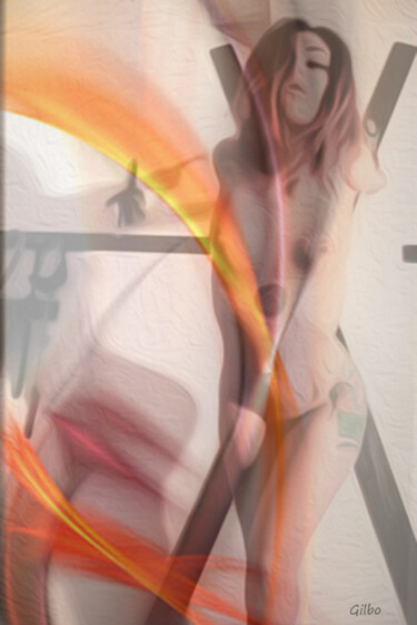Digital Arts titled "Cross 1" by Gilberto Borzini, Original Artwork, 2D Digital Work