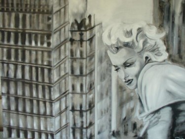 Painting titled "Marilyn" by Gilco, Original Artwork, Oil