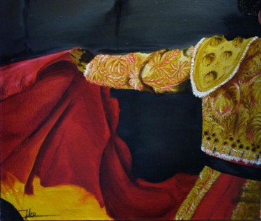 Painting titled "Torero" by Gilco, Original Artwork, Oil