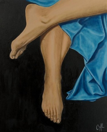 Pintura titulada "inspiracion celesti…" por Diego Angel Gil Del Reino, Obra de arte original, Oleo
