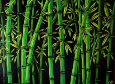 Painting titled "bambambu" by Diego Angel Gil Del Reino, Original Artwork
