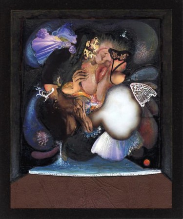 Peinture intitulée "biologie de l'uncon…" par Gil Angelo Gazzoli, Œuvre d'art originale