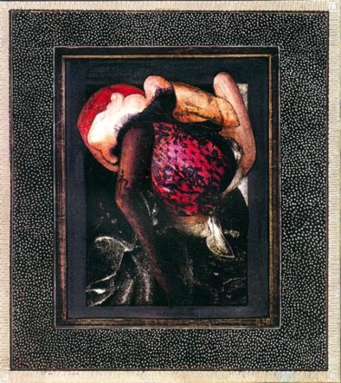 Peinture intitulée "fruit sismique" par Gil Angelo Gazzoli, Œuvre d'art originale