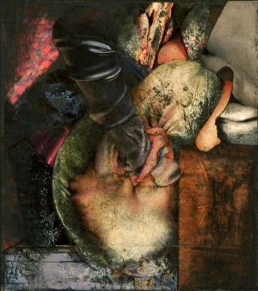 Peinture intitulée "les réptations de l…" par Gil Angelo Gazzoli, Œuvre d'art originale