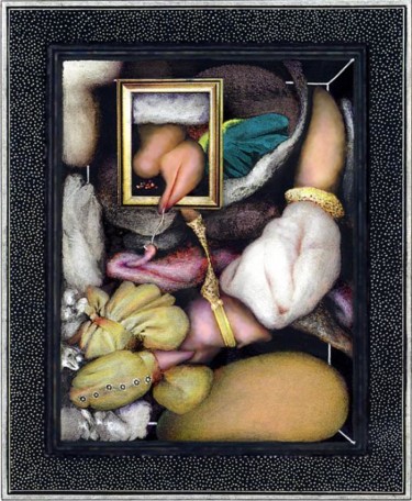 Peinture intitulée "passage du dormeur" par Gil Angelo Gazzoli, Œuvre d'art originale