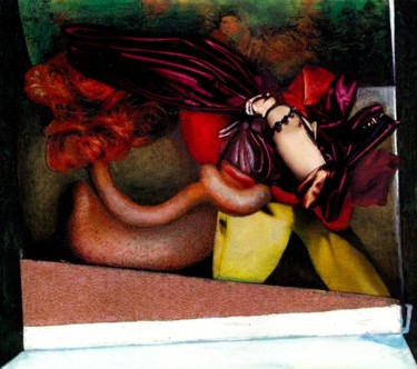 Peinture intitulée "soins élégiaques" par Gil Angelo Gazzoli, Œuvre d'art originale
