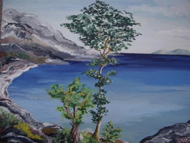 Malerei mit dem Titel "Panoramic vue mer" von Gilionne, Original-Kunstwerk