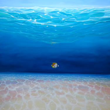 Painting titled "The Adventure Under…" by Gill Bustamante, Original Artwork, Oil