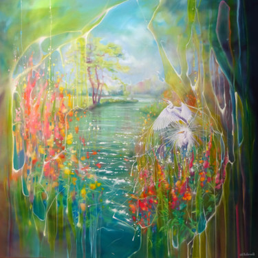 Through the Veil Painting titled "Through the Veil" by Gill Bustamante, Original Art, Oil